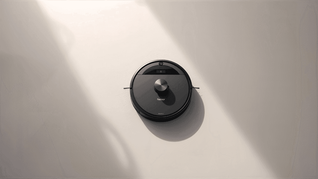 Minimalist robot vacuum on a clean floor for the Best Robot Vacuums buying guide.